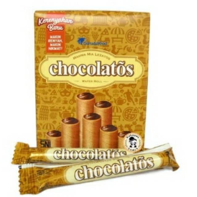 

Chocolatos wafer roll 9 gram