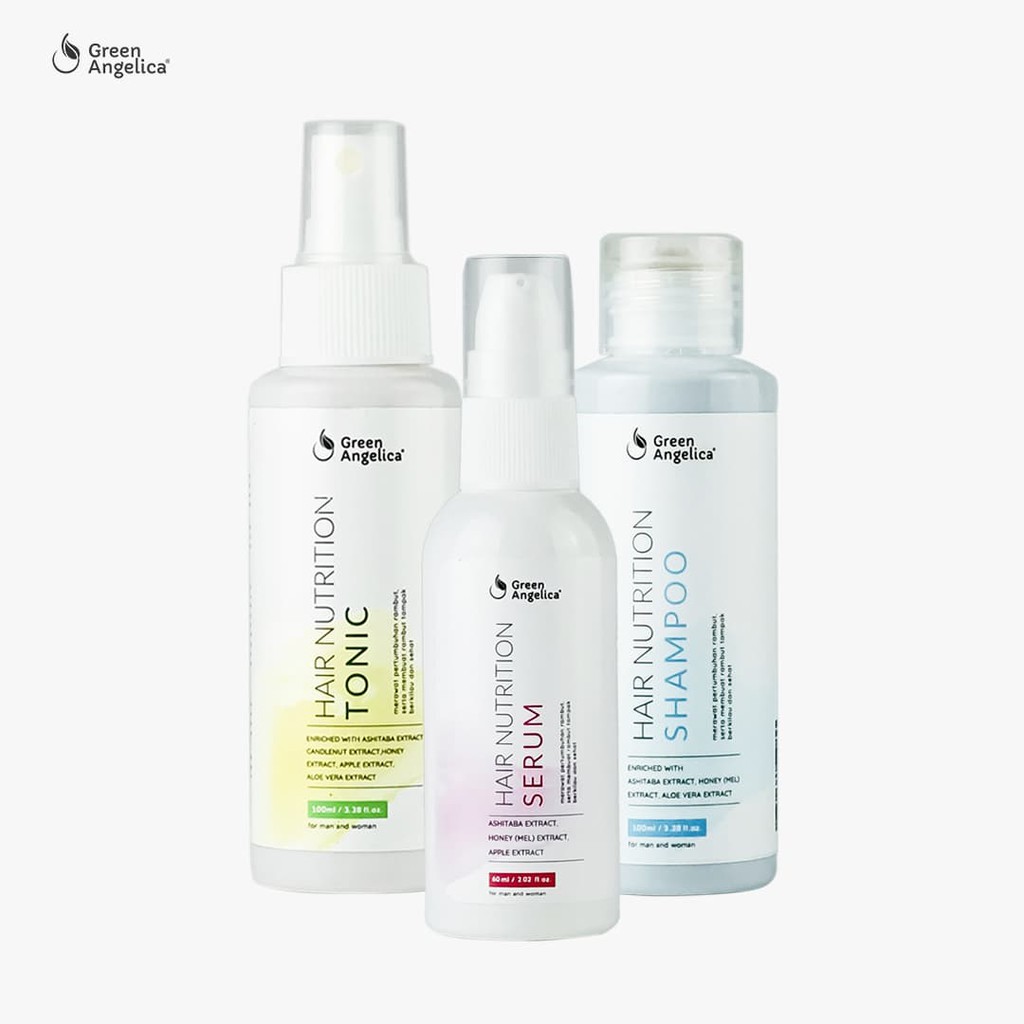 Green Angelica Paket Maksimal Penumbuh Rambut Botak Tipis dan Mengatasi Rambut Rontok Tanpa Ketergantungan BPOM-1