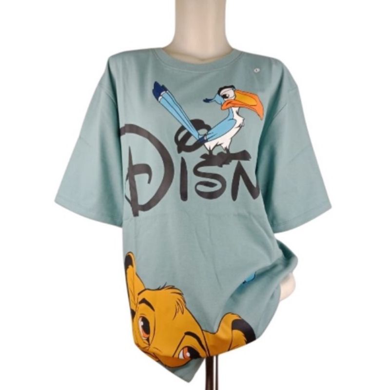 Kaos TShirt Za*Ra The Lion King|Kaos Disney|Kaos Wanita Animasi|Atasan Wanita|Baju Zara||Kaos Oversi