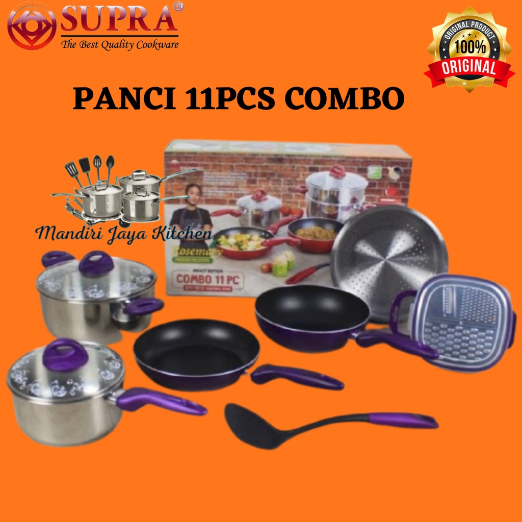 Panci Set Supra 11pcs COMBO