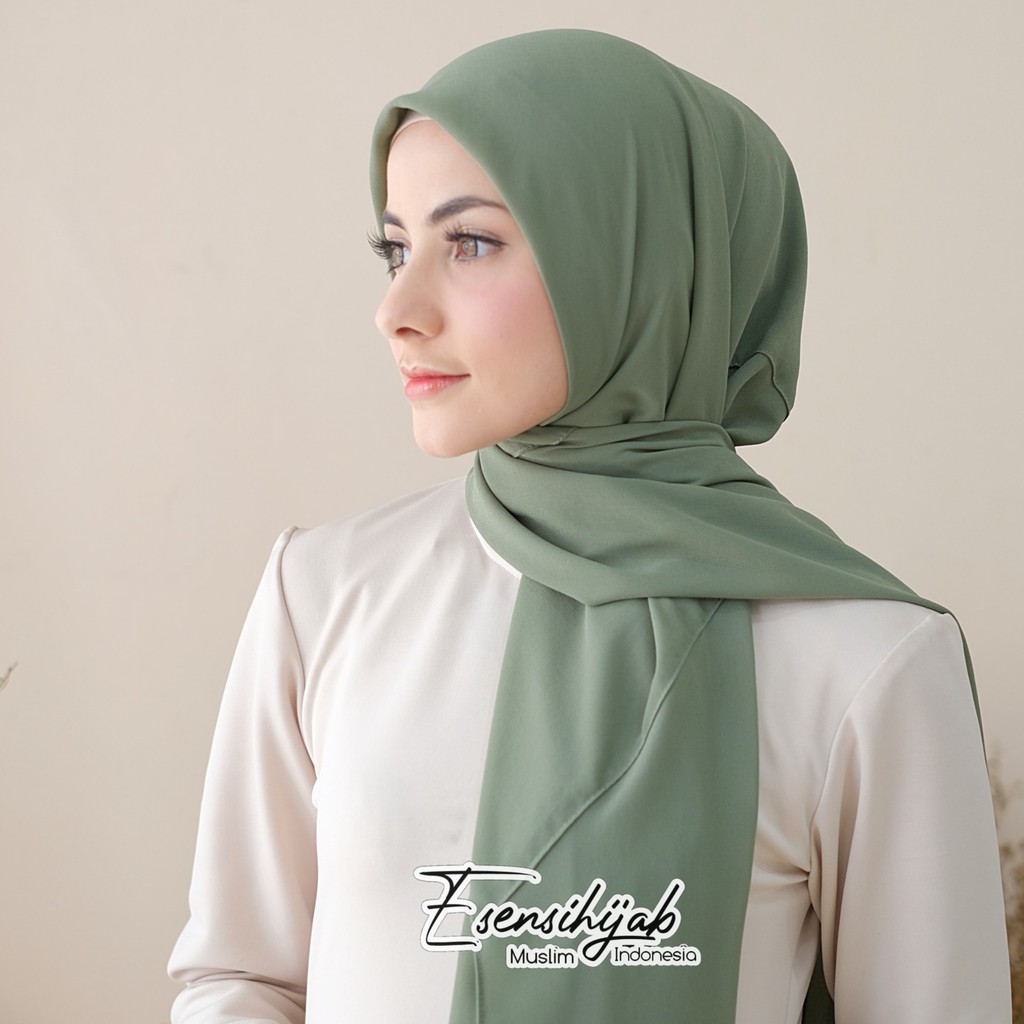 PASHMINA SQUARE CERUTY 180x75CM/PASHMINA BELLA SQUARE-AvocadoSQUARE