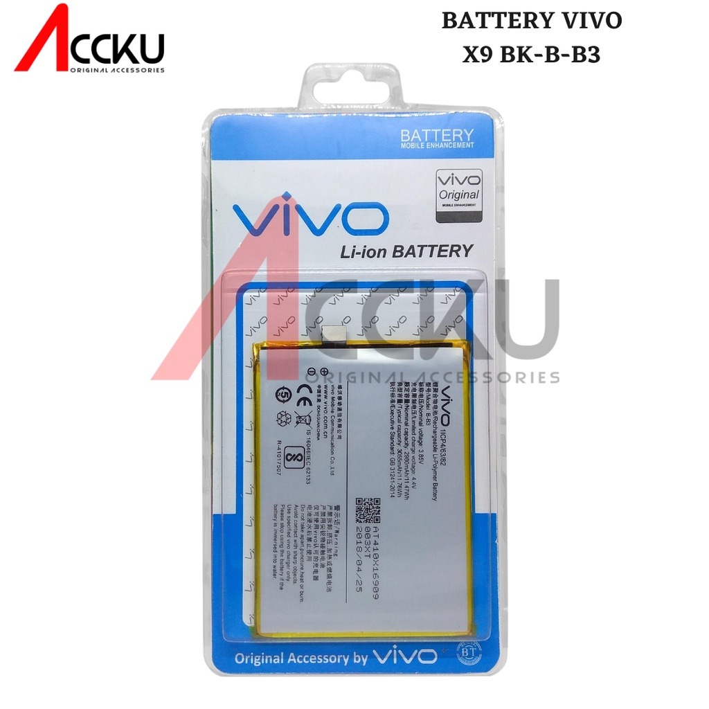 BATERAI VIVO X9 BATTERY VIVO X9 BATERAI VIVO BK-B- B3 ORIGINAL