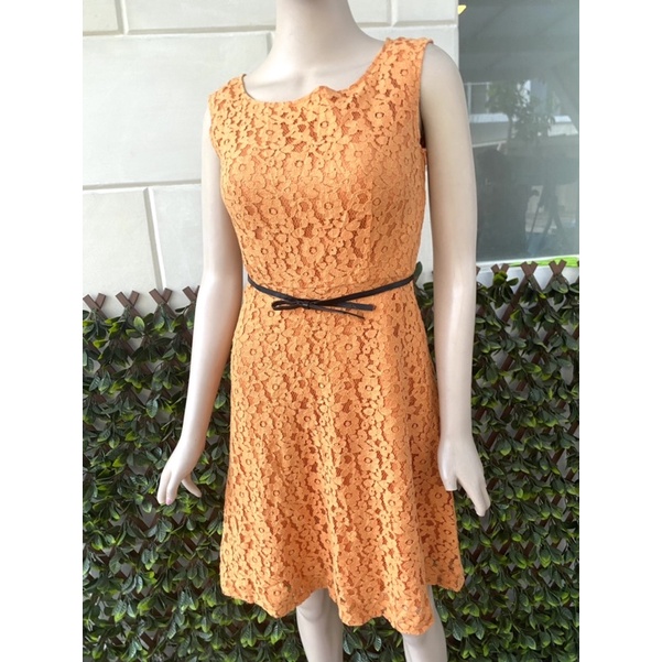 KOREA ORANGE DRESS