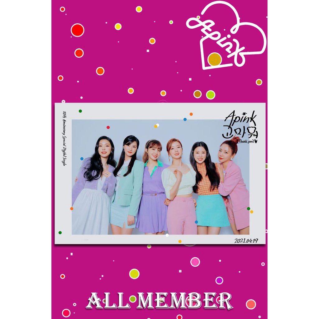 Hiasan Dinding Dekorasi Dinding Korea K-Pop Apink Pajangan Dinding Wall Decor pusatmode1234