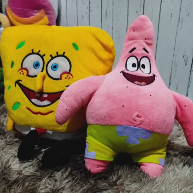 Boneka Spongebob dan Patrick Original Nickelodeon