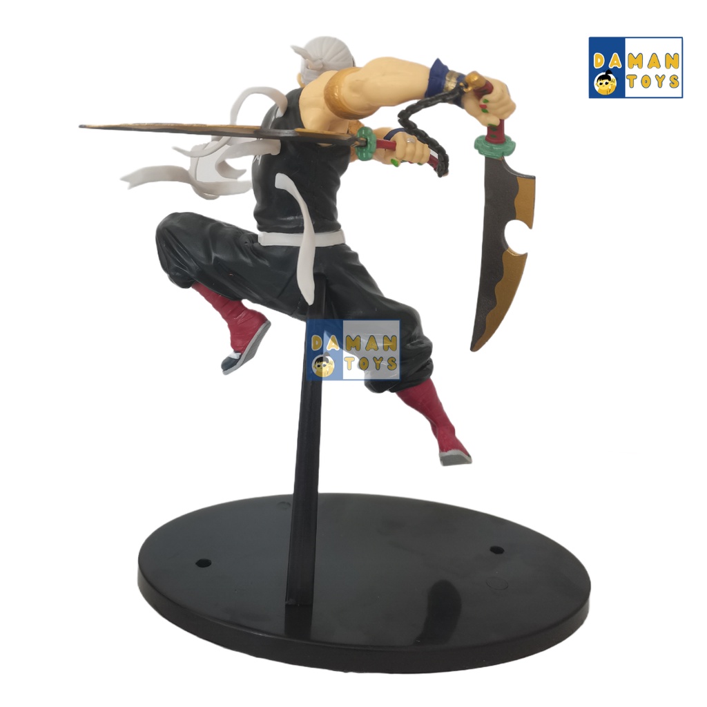 Action Figure Anime Uzui Tengen Vibration Star Demon Slayer Kimetsu no Yaiba Pajangan Koleksi