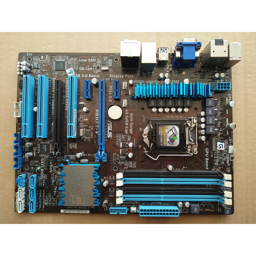 Mobo Mainboard Motherboard Gaming ASUS P8H77-V LGA 1155 B75 H61 H77 P67 Q67 Z68 Z75 Z77 4-Slot RAM