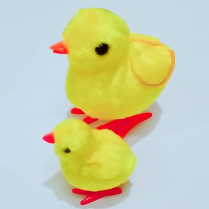 Mainan Lucu Anak Ayam Kuning - Mainan Murah , Ayamnya bisa berjalan