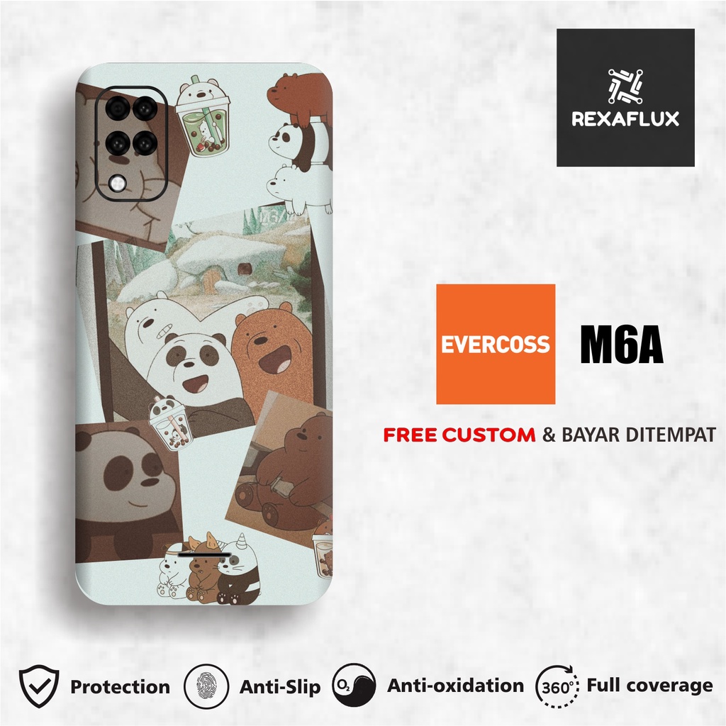 *2PCS* EVERCOSS M6A Garskin Case/Stiker Protector Free Customs & COD