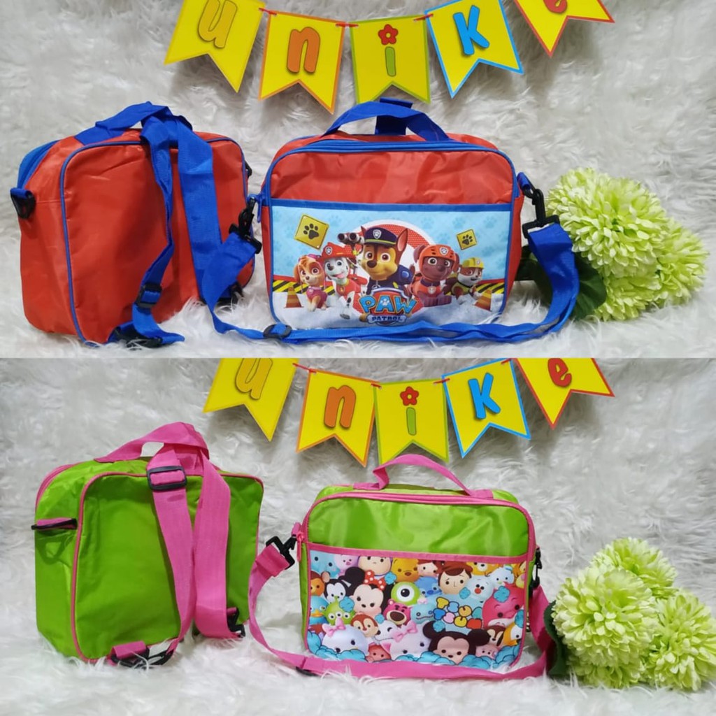 Tas 3in1 Ransel Gendong Anak  Souvenir  Ulang  Tahun  Anak  