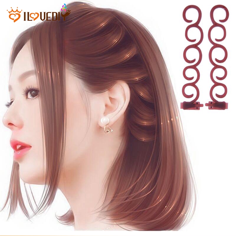 Women Fashion Design Female Hair Styling Clip Stick Hair Bun Maker