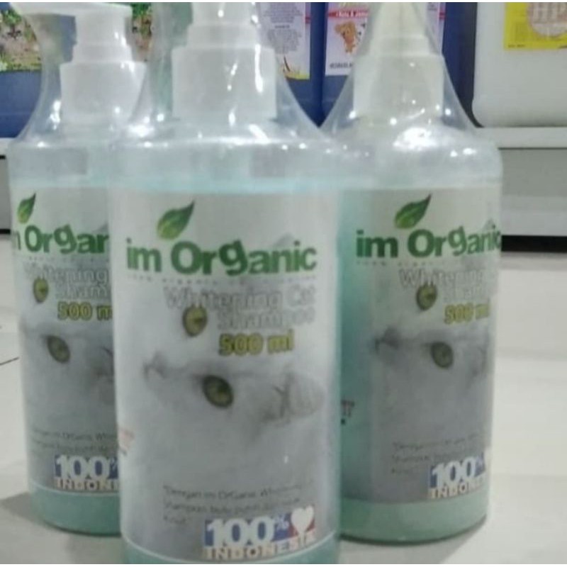 im organic shampo whitening cat shampo 500 ml