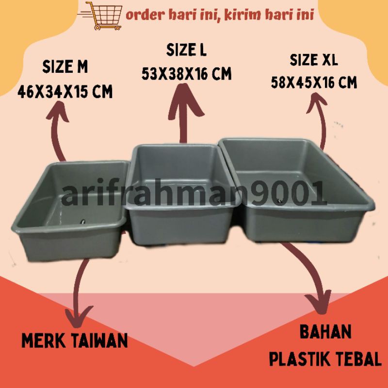 Bak Segi Kotak Serbaguna Taiwan Size M-L-XL Tempat Pup Kucing