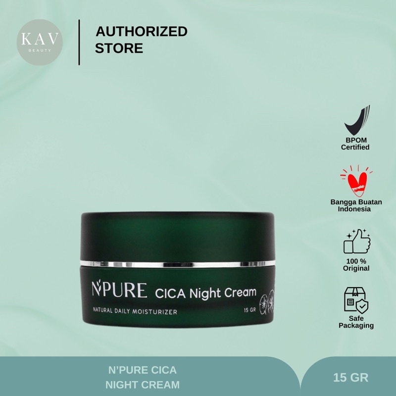 Npure Night Cream Centella Asiatica