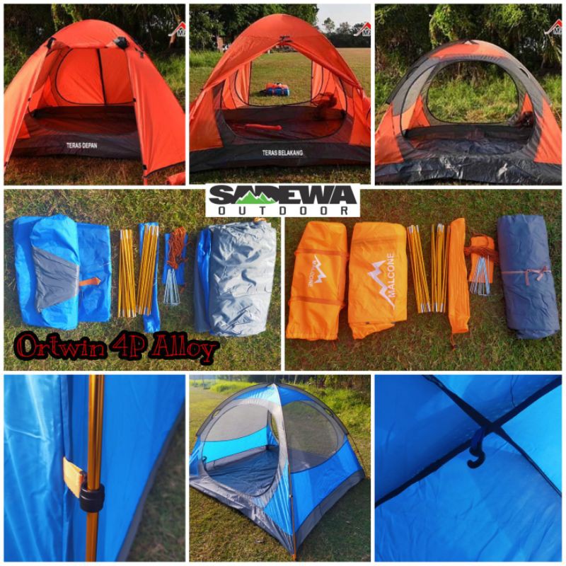 Tenda Ultralight Malcone Ortwin Alloy 4p