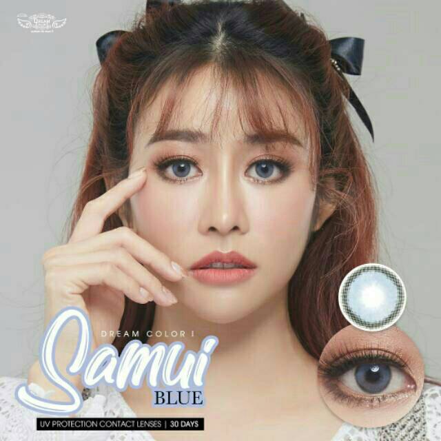 Softlens Samui Normal Minus Botol grey brown by dreamcolor1 softlens wedding mirip moonlight