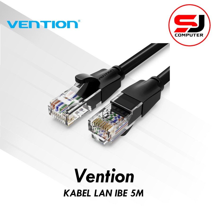 Vention IBE 5M Kabel Lan RJ45 Cat6 Cat.6 Gigabit UTP Round IBEBJ