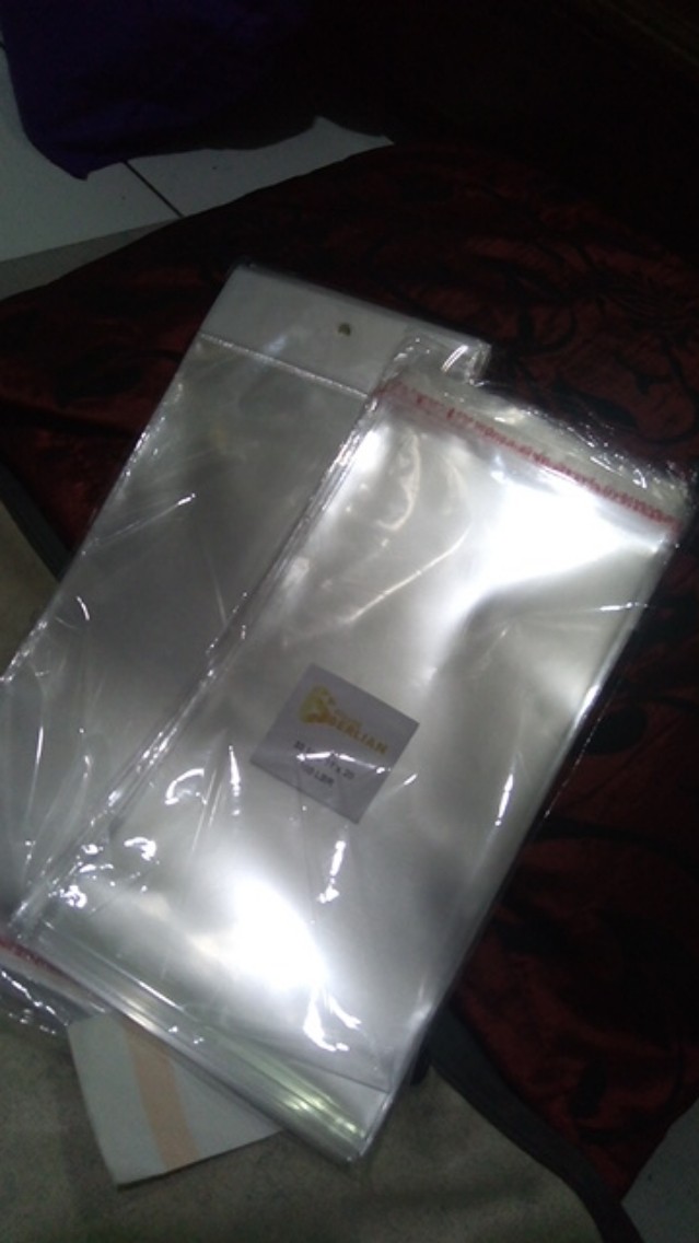 Plastik Opp Plong-perlis 10 X 20 Cm Seal Masker & Aksesoris Ponsel