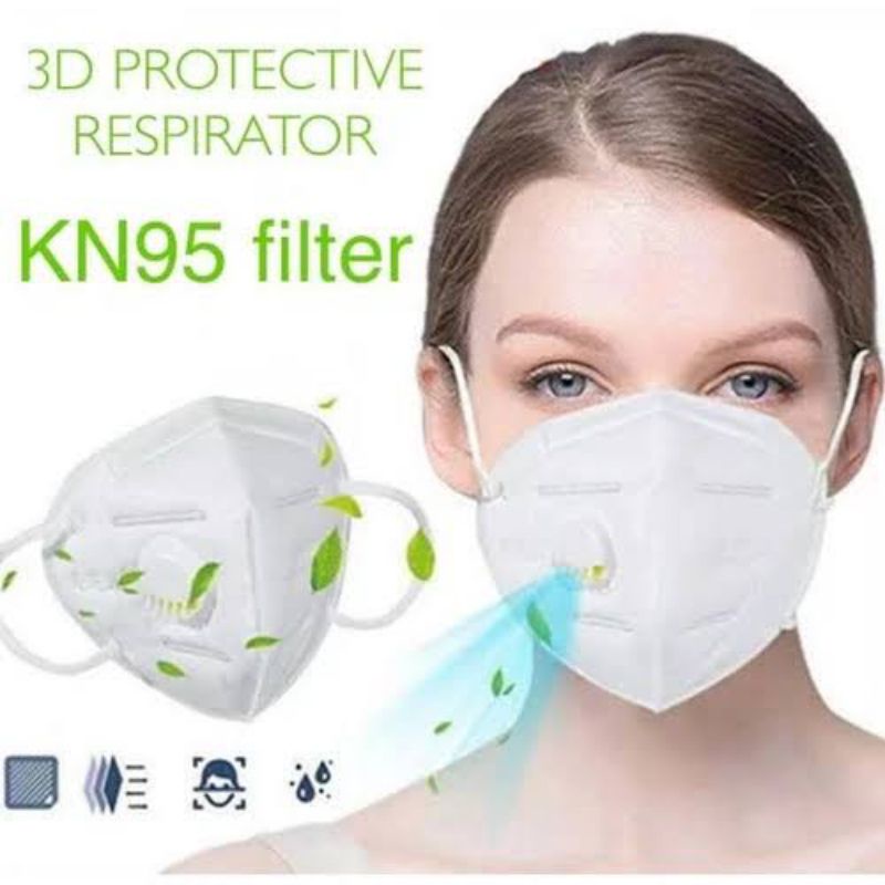 Masker KN95 Filter Respirator Warna / Masker KN95 Respirator Filter