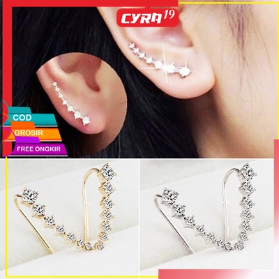 Anting Korea / Anting Wanita Korea / Anting Korea Motif Bunga