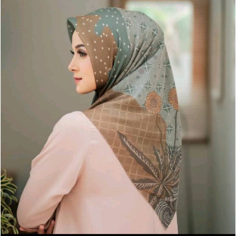 Mylady hijab Irish syar'i jahit tepi