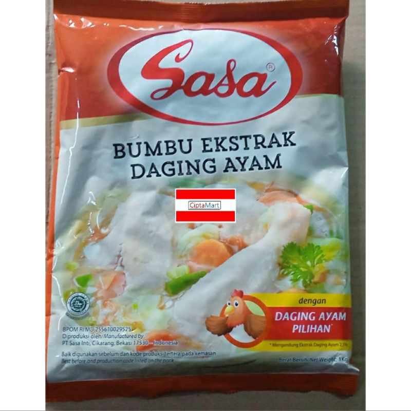 

Sasa Bumbu Kaldu Pelezat Rasa Ayam 1 Kg