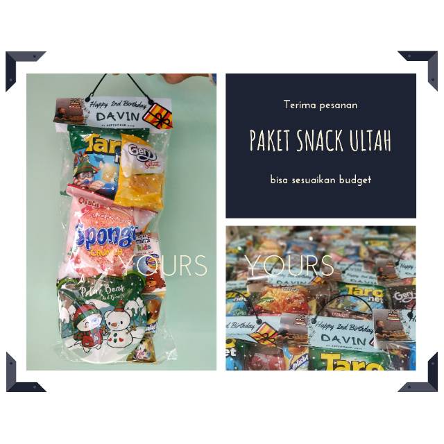 

PAKET SNACK ULTAH MURAH