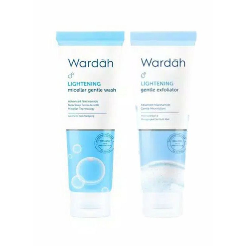 Jual FACIAL FOAM WARDAH LIGHTENING GENTLE WASH / SCRUB / CUCI MUKA