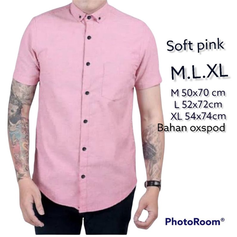 KEMEJA POLOS LENGAN PENDEK dewasa laki laki.kemeja polos dewasa pria