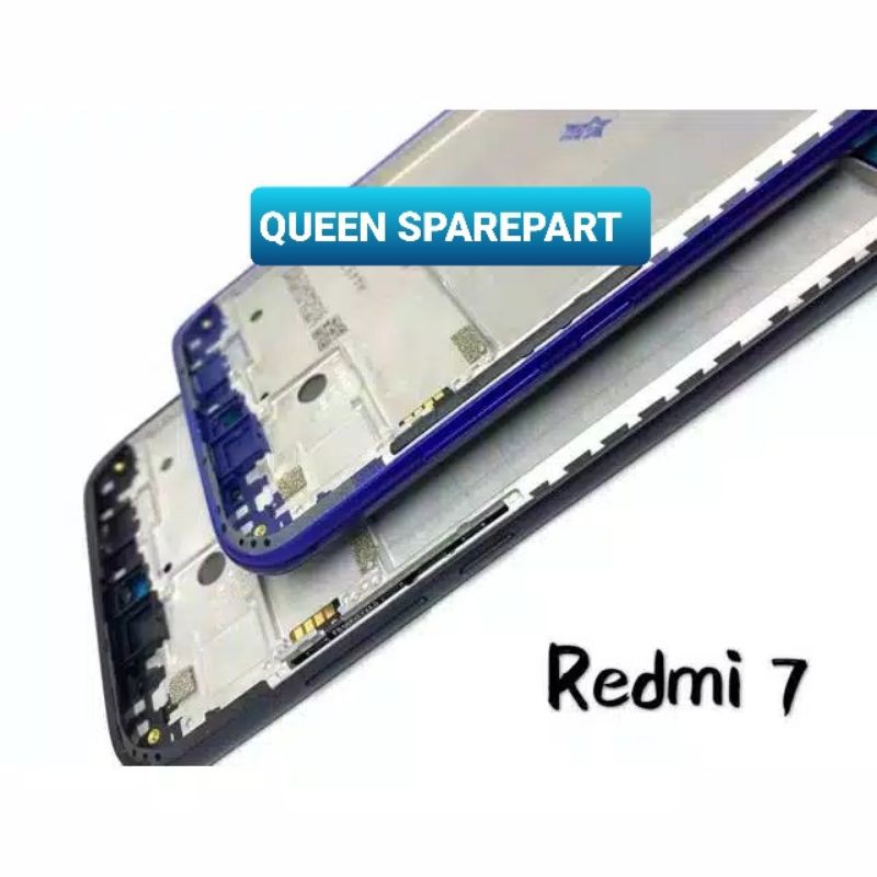 FRAME BAZZEL BAZEL TATAKAN LCD XIAOMI REDMI 7 REDMI 7 PRO TULANG TENGAH ORIGINAL