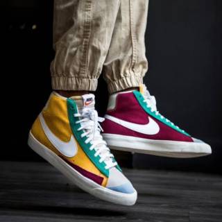 nike blazer mid 77 vintage suede multicolor