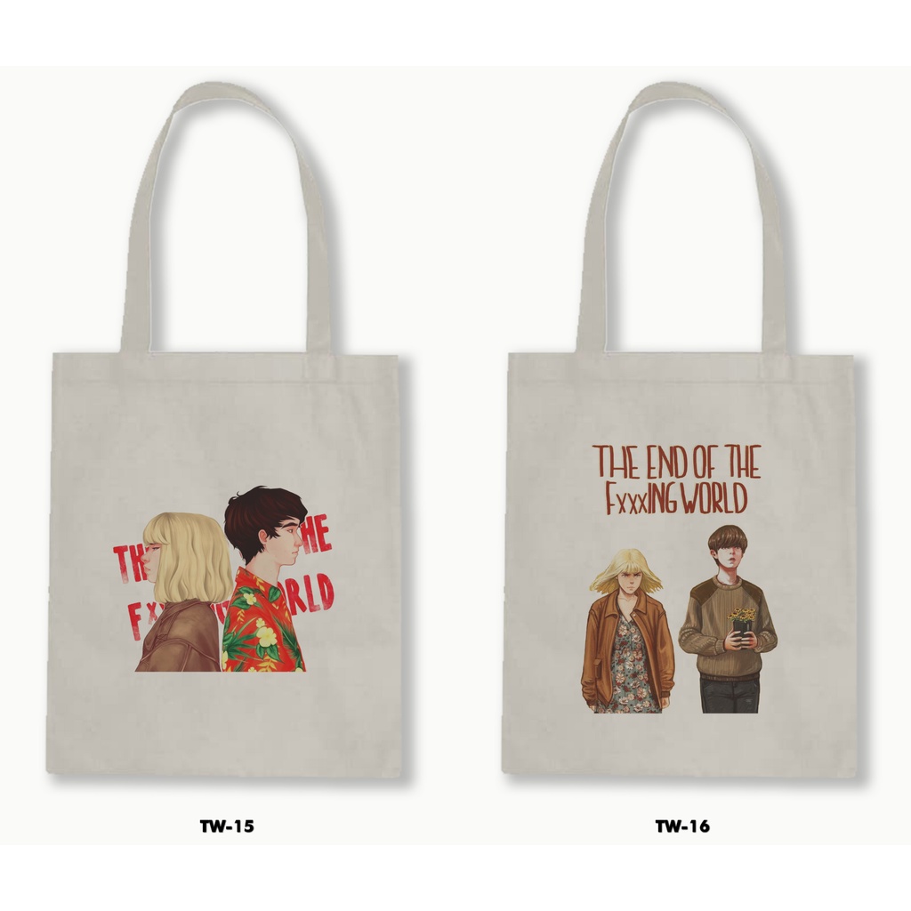 TOTE BAG BLACU - THE END OF THE F***ING WORLD 1