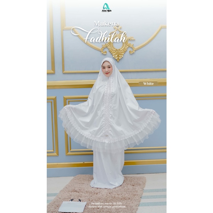 Mukena Premium / Mukena Premium Jumbo / Mukena Premium Dewasa / Mukena Premium Putih  / Mukena Fadhi