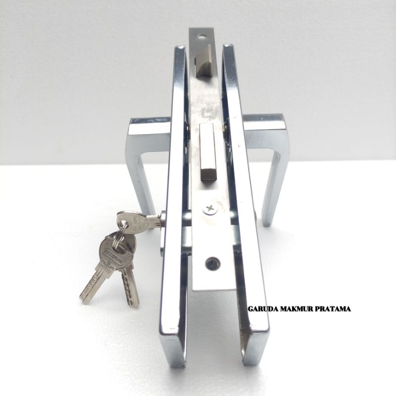 GAGANG KUNCI PINTU KOMPLIT UKURAN BESAR MINIMALIS HANDLE PINTU UKURAN BESAR 25CM KOMPLIT BODY STAINLESS KUNCI PINTU UKURAN BESAR 25CM KOMPLIT