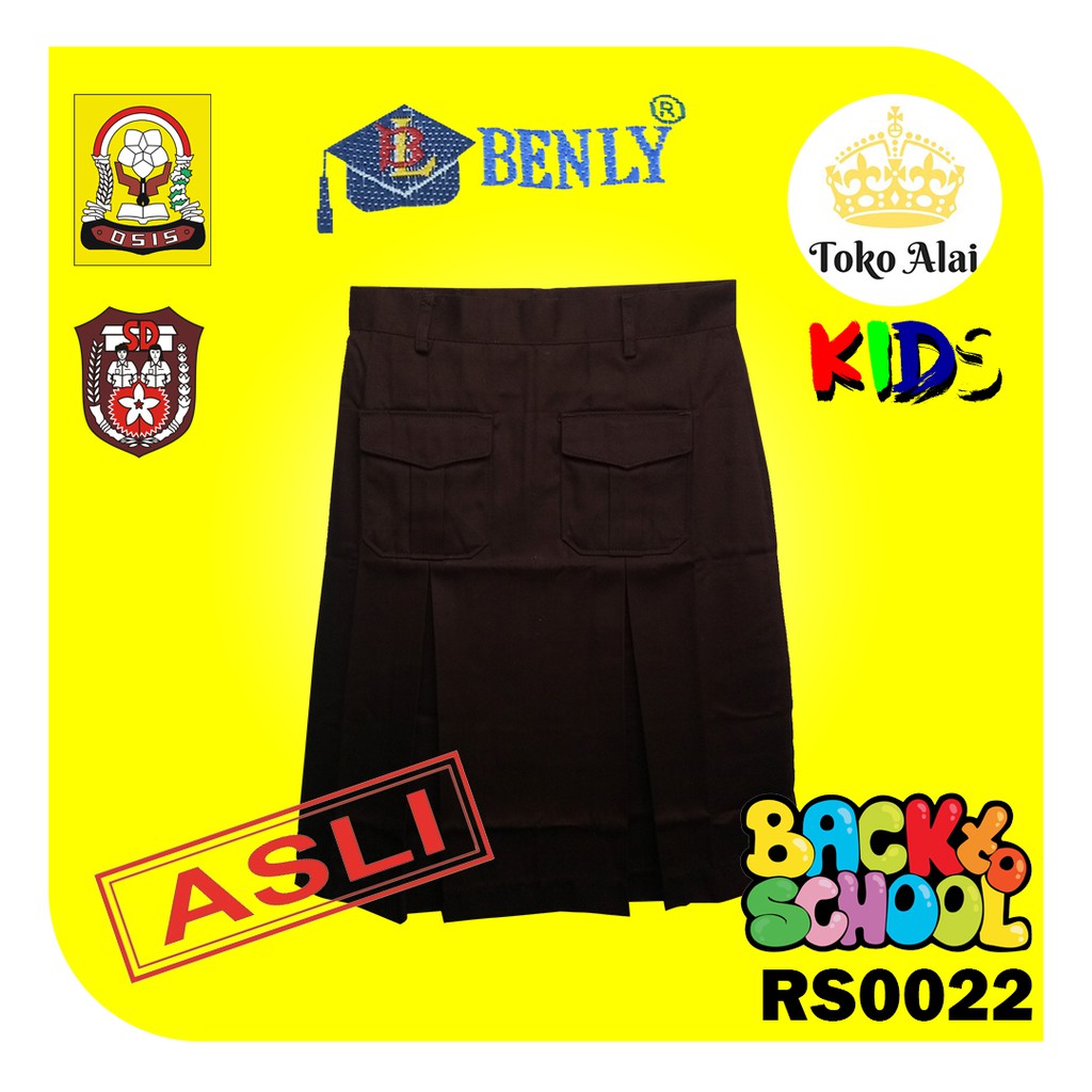 Rok Sekolah Pramuka SD SMP SMA BENLY (ASLI) - Pendek RS0022