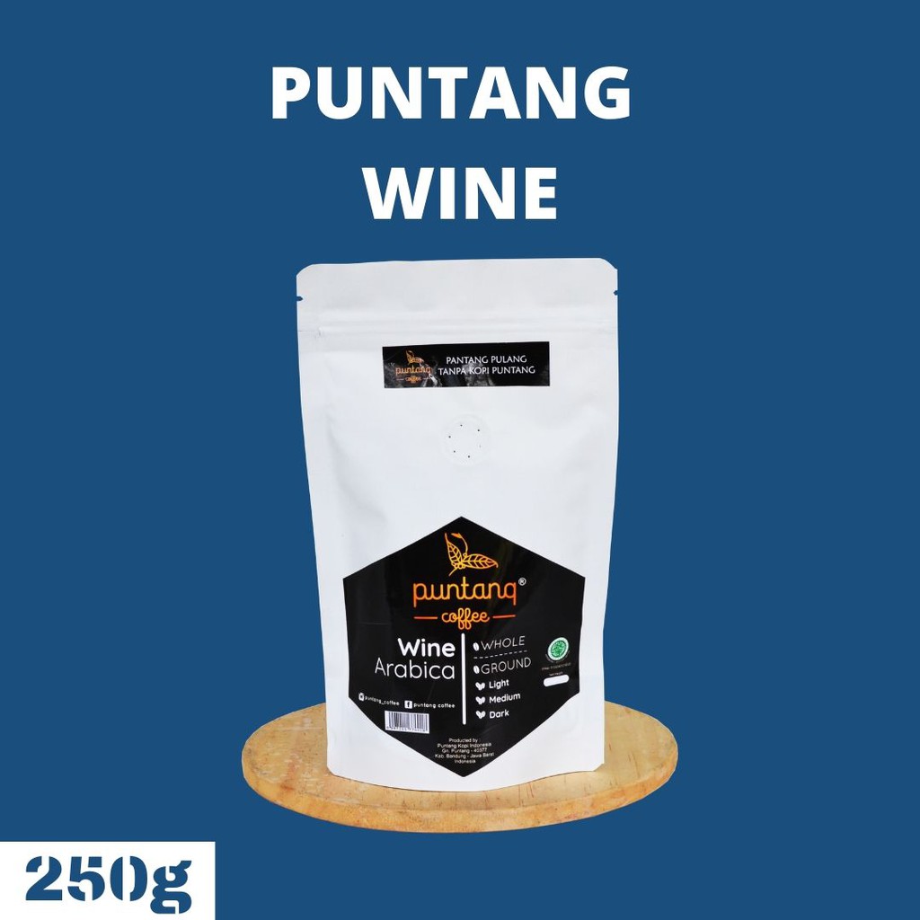 

BEST SELLER!! PROMO 20% ARABIKA WINE PUNTANG JAWA BARAT 250G