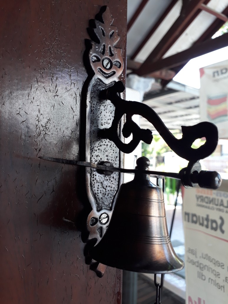 Promo! Bel Lonceng Pintu Rumah Pagar Kuningan Klasik - 1 Lonceng