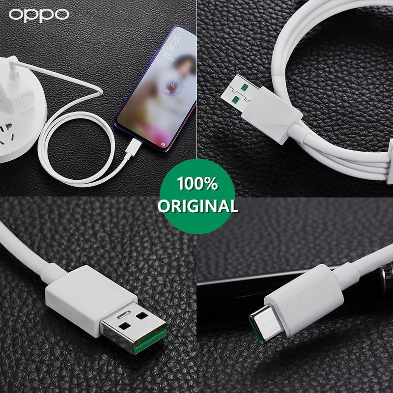 Kabel Data Oppo VOOC MICRO USB/ VOOC TYPE C Cable oppo Flash Charging Vooc