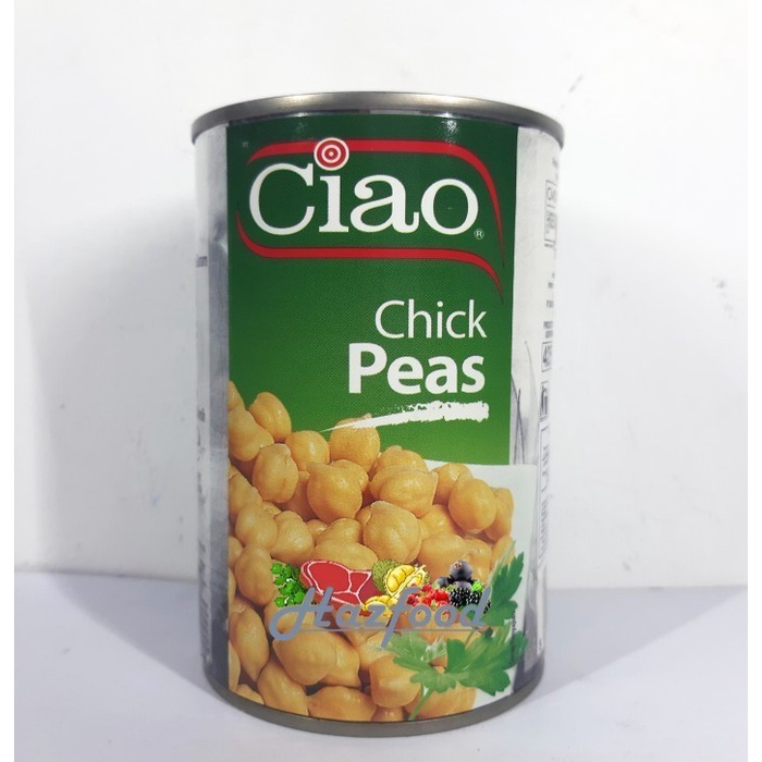 

Ciao Chick Peas / Kacang Arab / Garbanzo Beans Kaleng - 400 gr