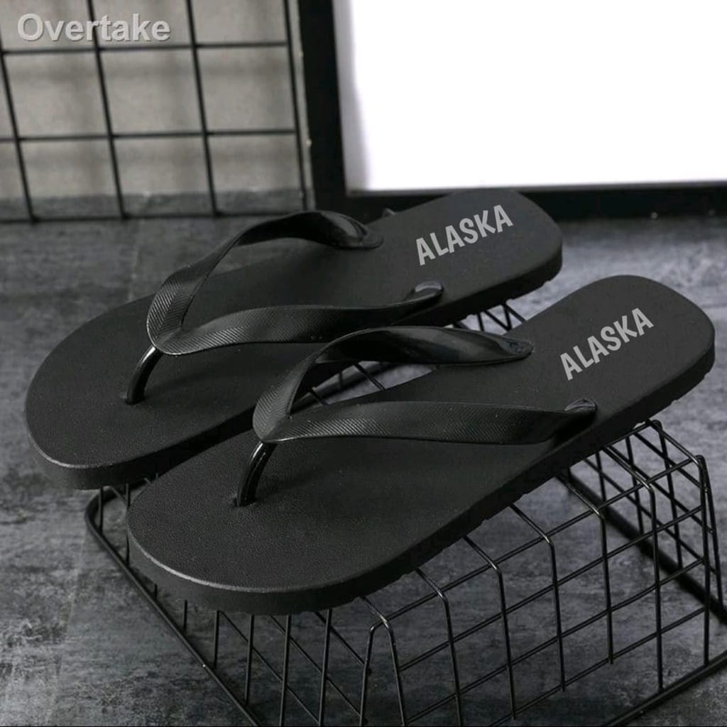 Sandal Jepit Pria Polos Casual Sendal Jepit Distro Merk ALASKA Terbaru termurah