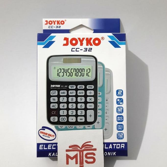 

+++++] Kalkulator Joyko CC-32 / Electronic Calculator / 12 Digits