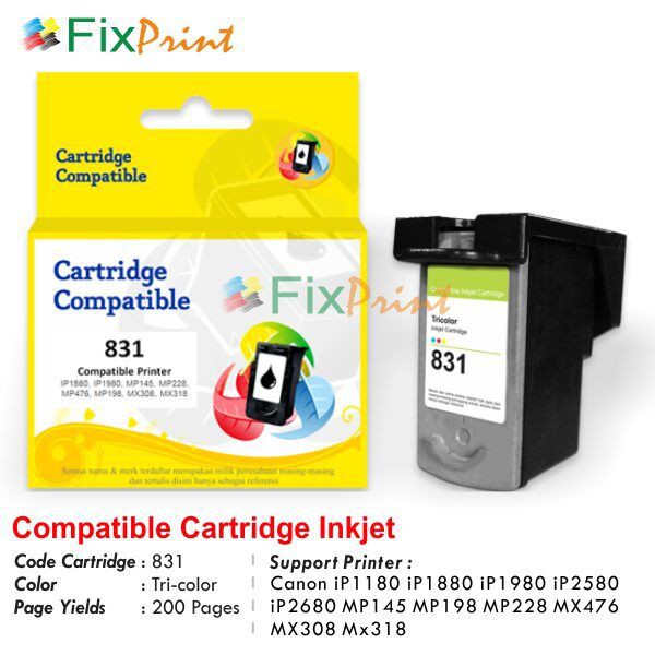 Cartridge Compatible Canon CL831 Color