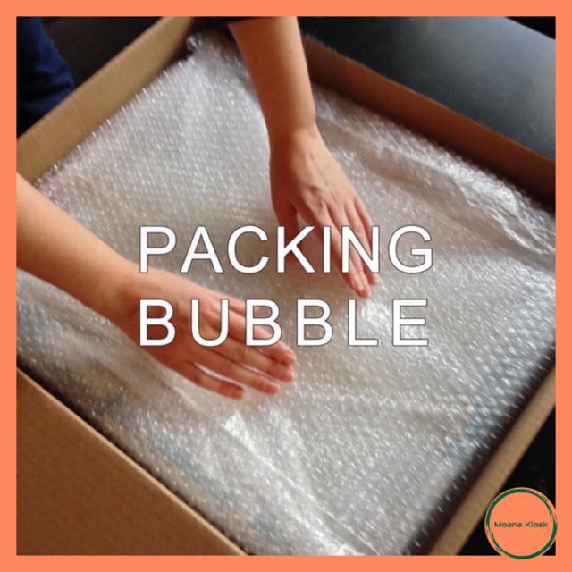 

Packing buble wrap tambahan untuk barang pecah belah