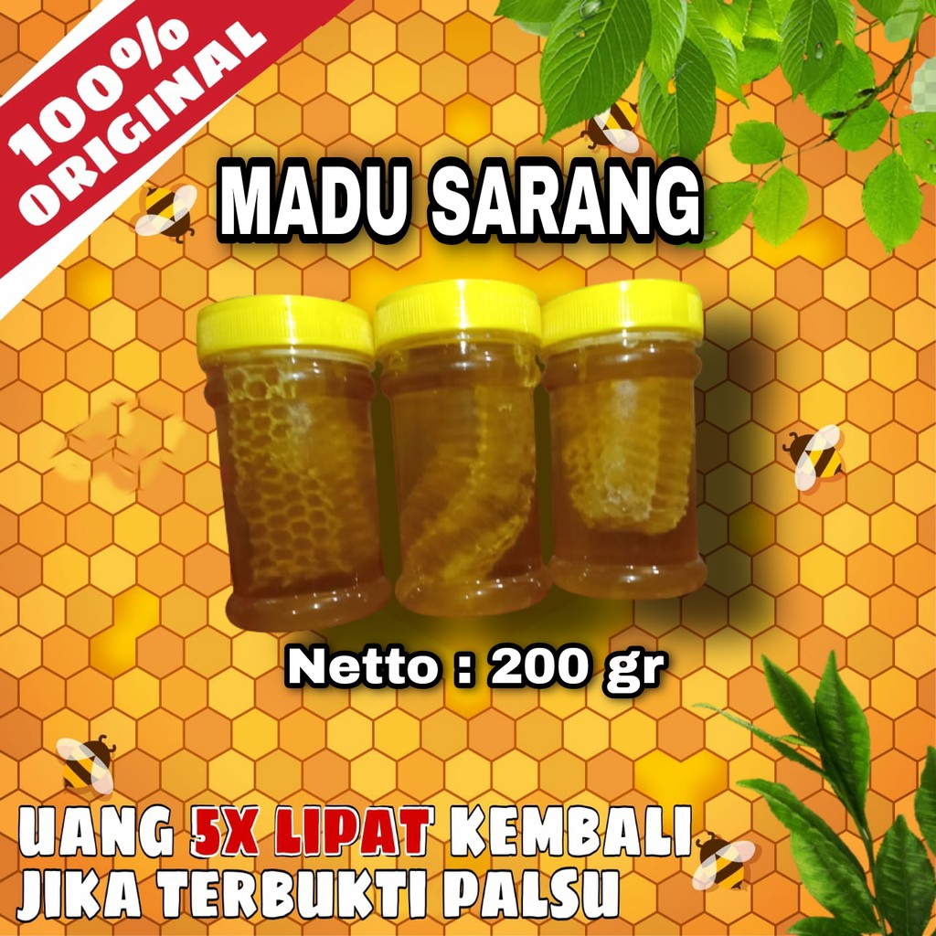 

Madu murni madu sarang asli 200 gr 100% Original Quality