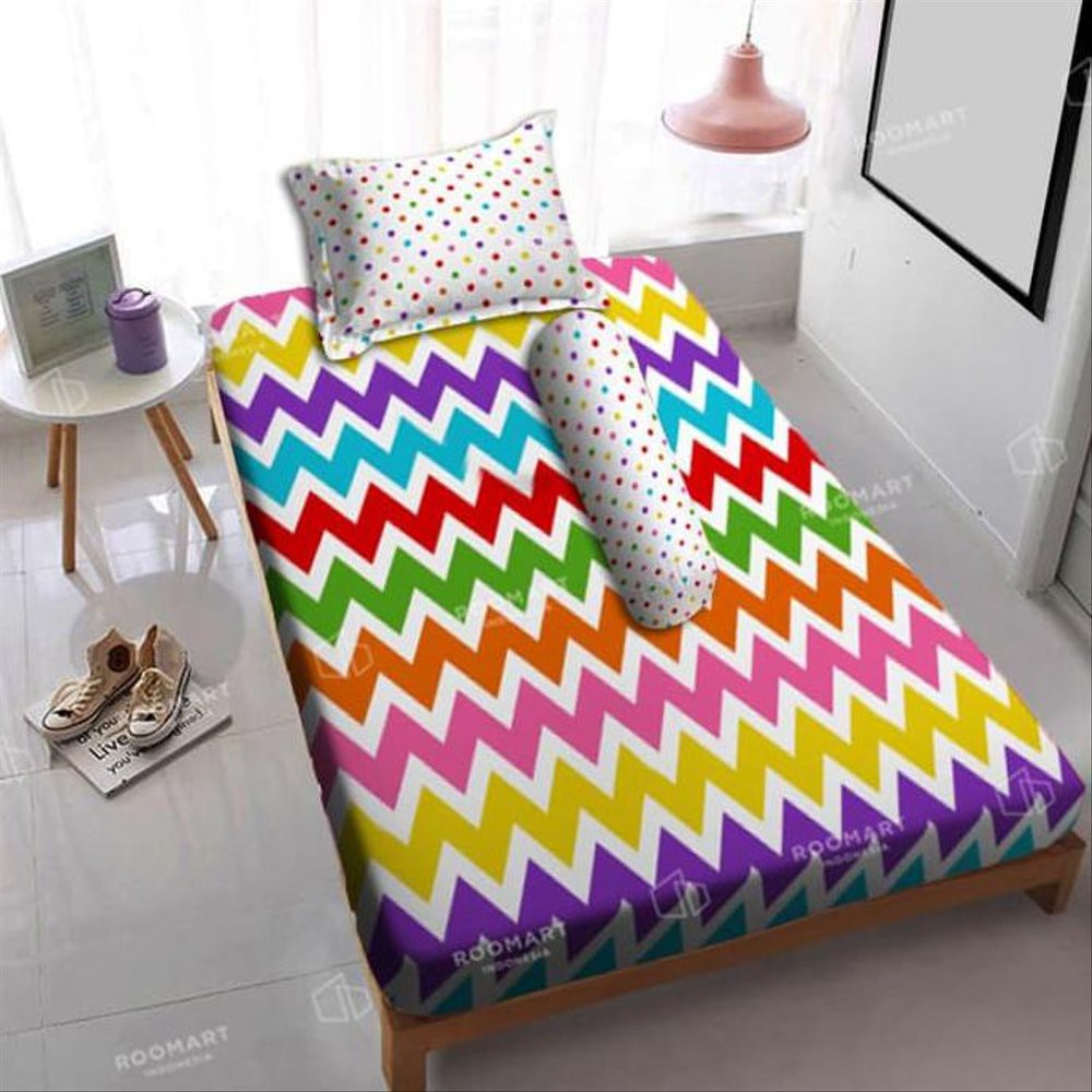 Ww Sprei Kintakun Dluxe 120x200 Minimalis 2018 Pilihan Motif Extra Single Size Deluxe Rainbow 120