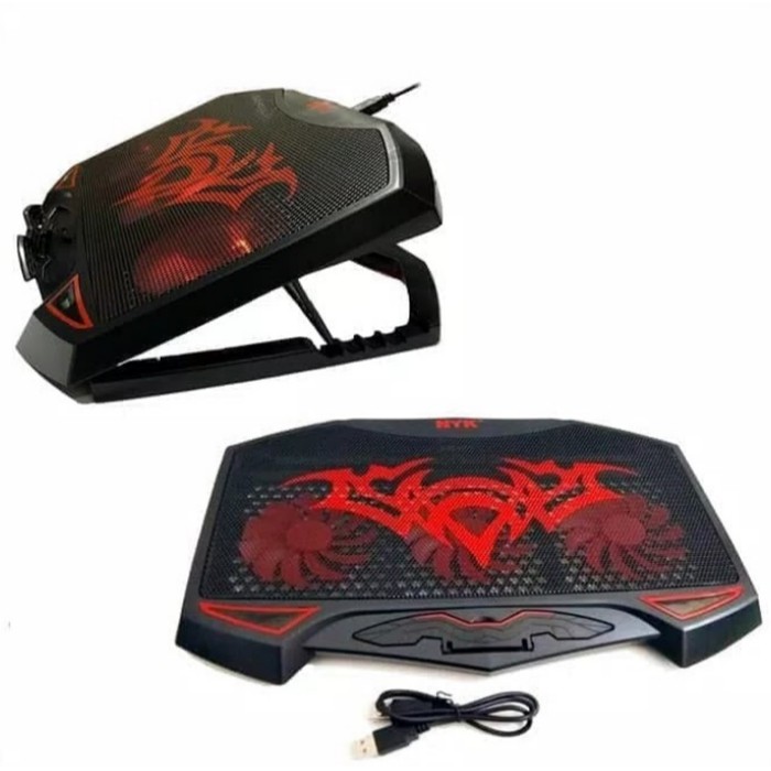 NYK X1 Wind Coaster Gaming Cooling Pad Laptop 3 Fan