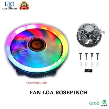 Fan Prossesor RGB intel amd CPU Rosefinch RGB Fan