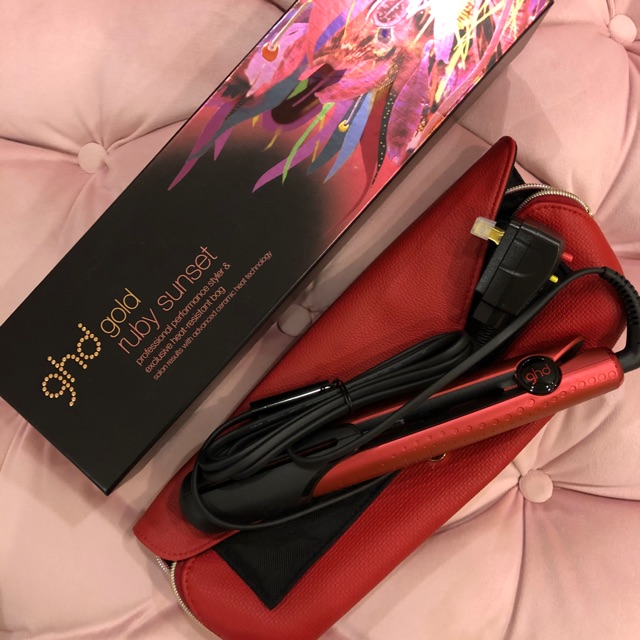 GHD V Gold Ruby Sunset Hair Straightener Flat Iron | GHD V Gold Pink Blush | GHD Platinum Pink Blush