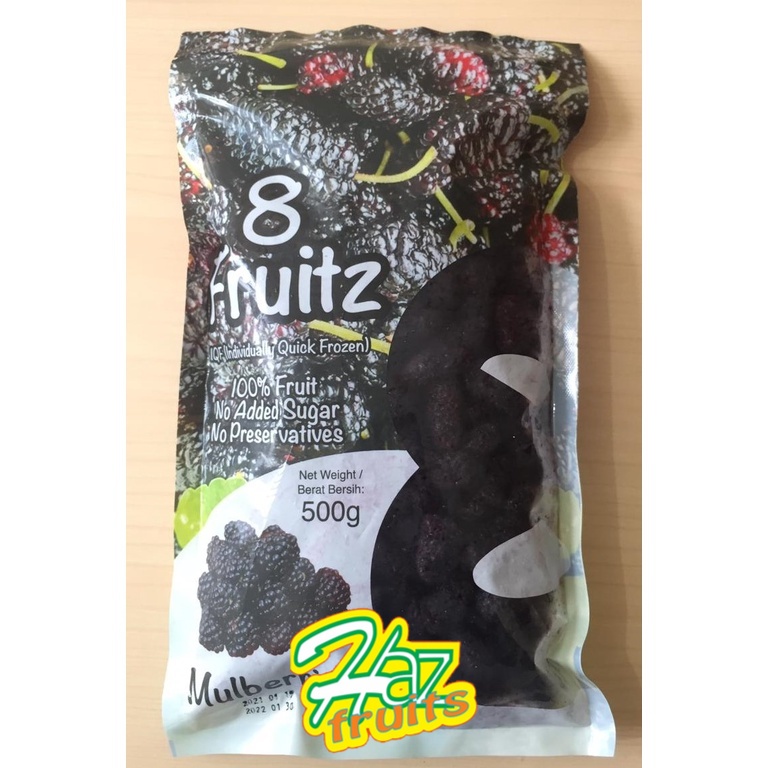 

8 Fruitz IQF Mulberries 500 gram