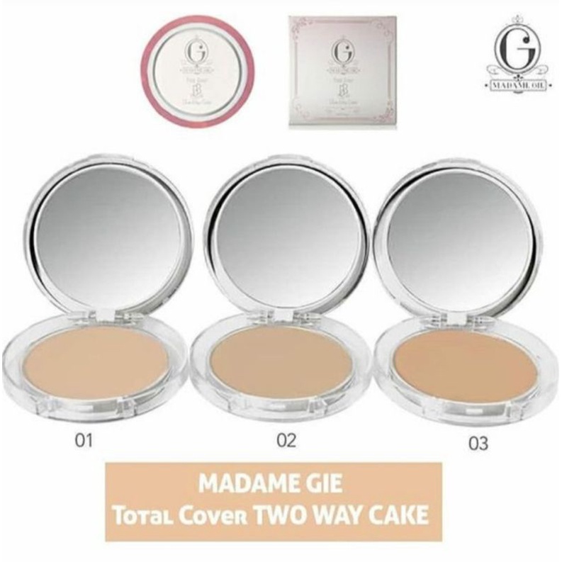 MADAME GIE TOTAL COVER TWO WAY CAKE/ BEDAK PADAT